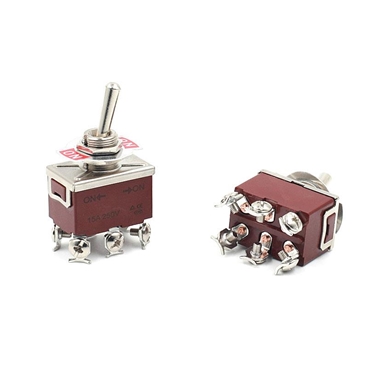 12mm 6 PIN ON-ON Toggle Switch