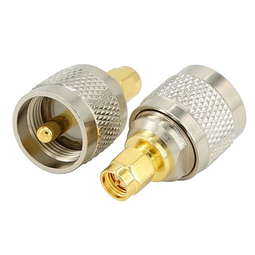 UHF Male to SMA Male RF Coaxial Adapter