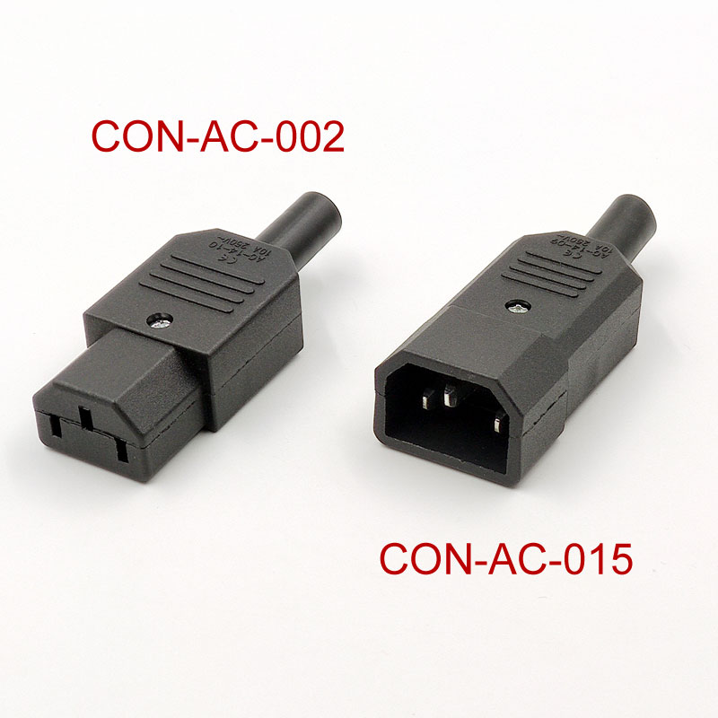 IEC 60320 C13 Female Socket Power Supply Connector Adapter CE AC 250V 10A CE