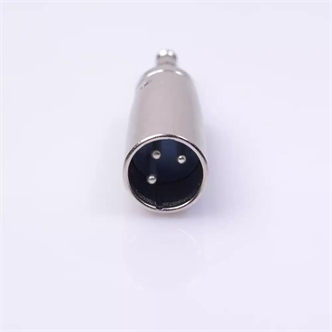 Male XLR to 6.3mm Stereo Coupler Adapter