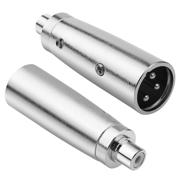 XLR Male to RCA Female Adapter