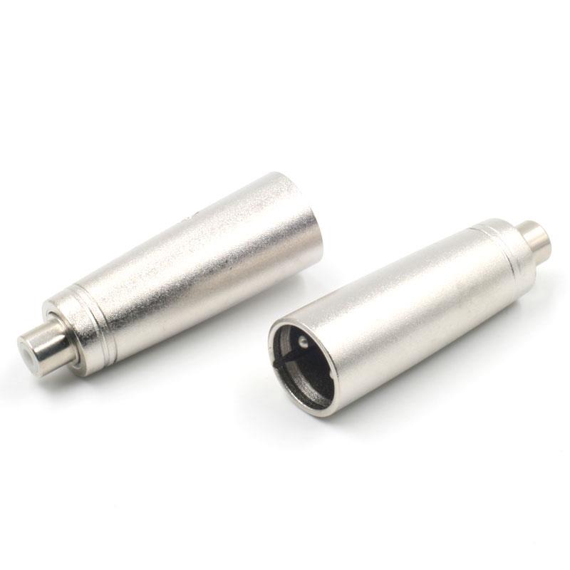 XLR Male to RCA Female Adapter