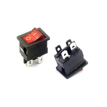 DPST ON-OFF Rocker Switches With Red/Green LED Light