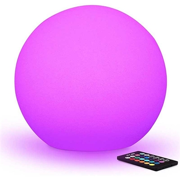 16 Colour-changing LED Atmosphere Ball Light w/Remote Control