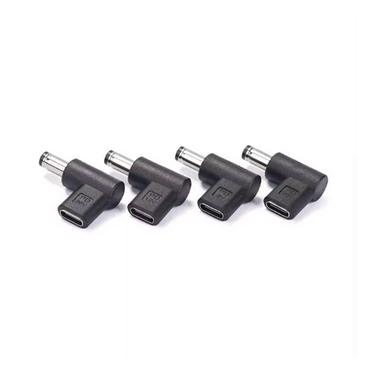 Type C USB-C to DC 5.5x2.5mm Adapter PD Emulator Trigger 90 Degree Angled