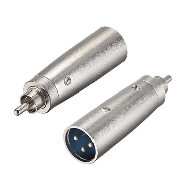XLR Male to RCA Male Adapter